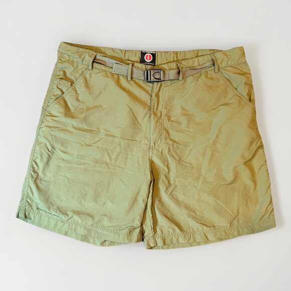 SCOTTeVEST Shorts Men's 40 Olive TEC Belted Cargo Pockets Outdoors Nylon Stretch - Picture 1 of 8